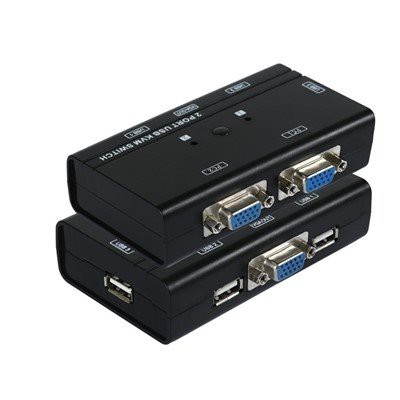 2 Port USB VGA KVM Beralih