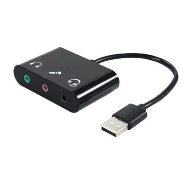 Kabel Konverter Audio Stereo Kartu Suara USB 3 in 1