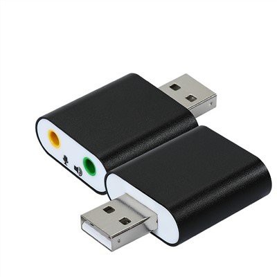 Adaptor Audio USB Kartu Suara Stereo Eksternal