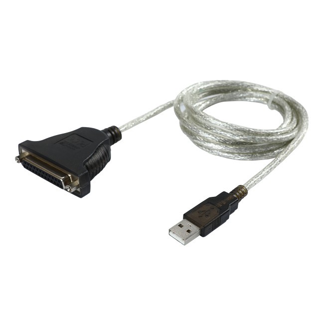 USB 2.0 To DB25 IEEE-1284 Parallel Printer Cable