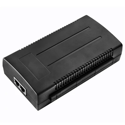 Port tunggal 10% 2f100% 2f1000Mbps 120W Dinding Mount Over Ethernet Adaptor POE Injektor